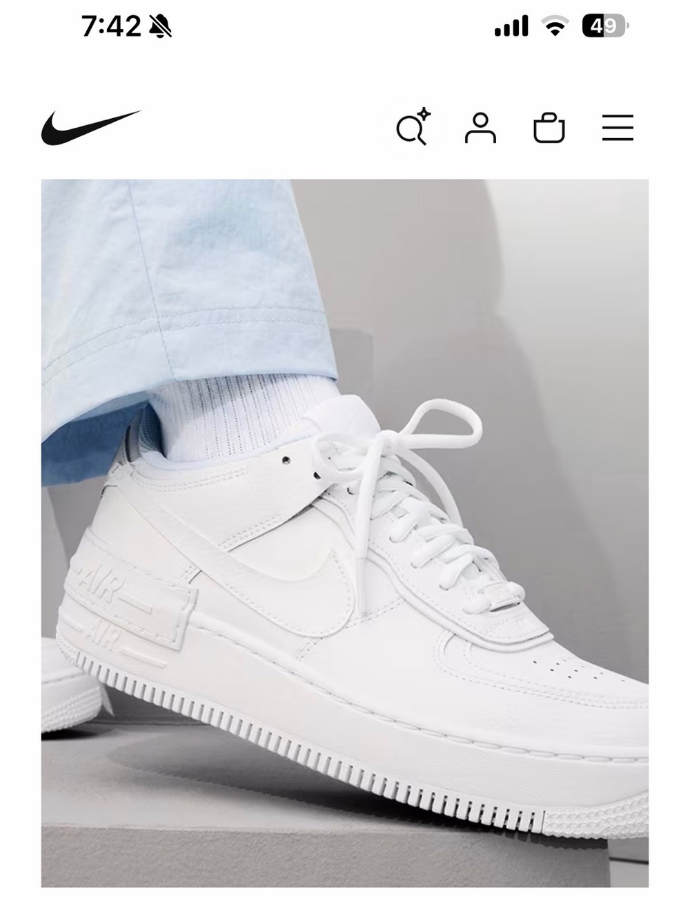 Nike women’s Air Force 1 Shadow
